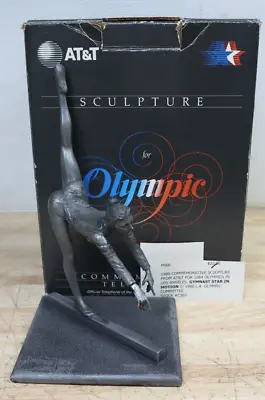 Nice Used Vintage 1984 Gymnast Sculpture For Olympic Telephone AT&T Marcel Jovin • $39.99