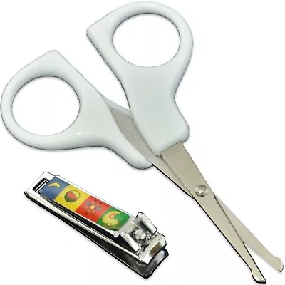 £3.24 • Buy BABY NAIL CARE SET Scissors/Clippers Manicure Finger Toe Toddler Infant Small