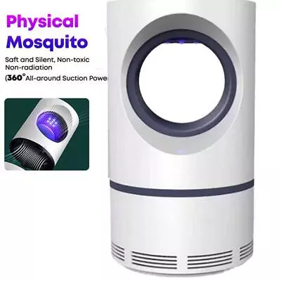 Mosquito And Flies Killer Lamp Trap Suction Fan No Zapper Child Safe Catcher • $9.35