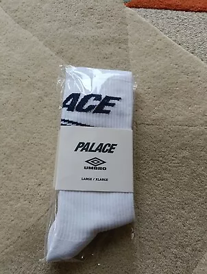 Palace Umbro White Training Socks Large / X Large BNWT • £30