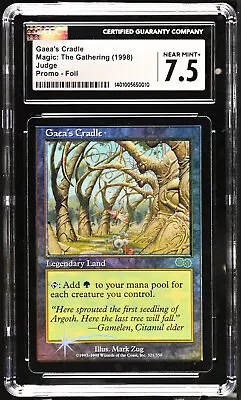 MTG | GAEA'S CRADLE | Graded 7.5 | JUDGE FOIL | RESERVED LIST (see Photos) • $1878.19