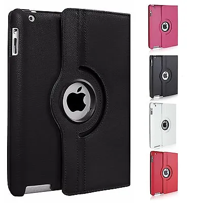 360 Degree Rotating Stand Case Cover For Apple Ipad 2/3/4. 9.7 2017 Mini Air 2 • £5.95