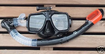 $45.95 • Buy GoPro Mask And Dry Snorkel  Scuba Diving Snorkeling Silicone Set WIL-DS-GPR
