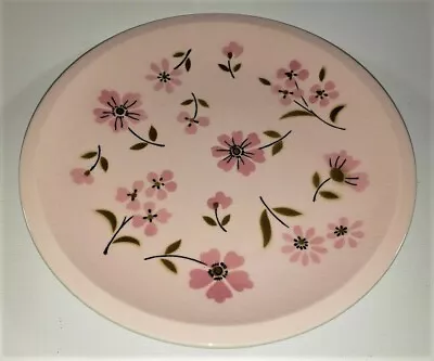 Vintage Mikasa Pink Pastelle Puff Bread Plate 7 3/4  - 1974 Mid Century Modern • $13.50