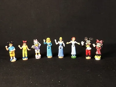 Disney Polly Pocket Magic Kingdom Castle Dolls Figures LOT Vtg 1995 Mickey Wendy • $59.95