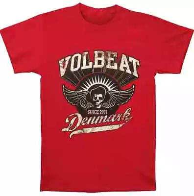 Volbeat Rock Band T-shirt Red Short Sleeve All Sizes S-5XL • $23.99