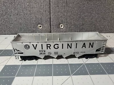HO Scale Virginian VGN 2610 Open 4 Bay Silver Hopper Train Car READ • $8.20