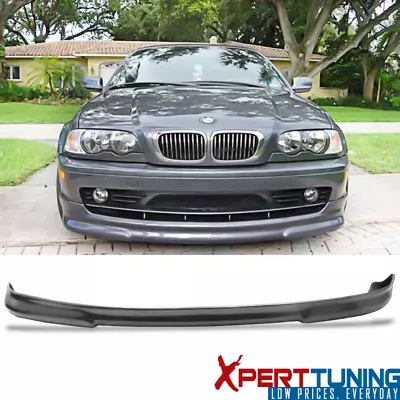 Fits 99-01 BMW E46 323i 328i 330xi 4-Door Front Bumper Lip Spoiler Bodykit - PU • $101.68