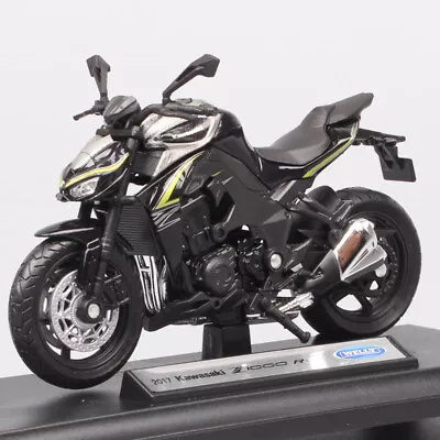 1/18 Welly 2017 Kawasaki Z1000R Streetfighter Motorcycle Bike Diecast Model Toy • $21.32