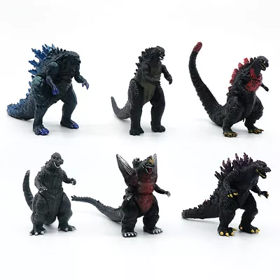 6pcs Monster King Godzilla Set 10cm PVC Action Figure Play Toy Statue Model Gift • $28.99