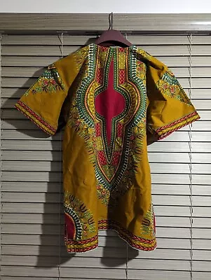 Mens Dashiki Shirt African Print (Wakanda Style) - Mens XL • £15