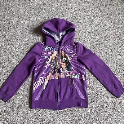 Vintage Y2K Miley Cyrus Hannah Montana Zip Up Sweater Hoodie Rare • $20