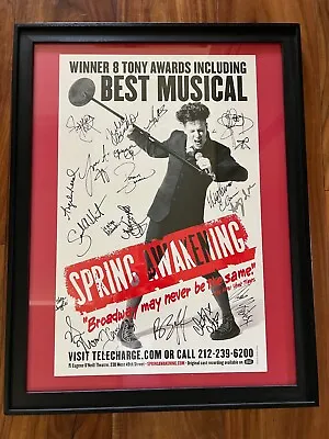 $100 • Buy Broadway Poster Something Rotten Cast Signed