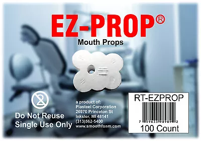 Ez-Prop® Disposable Mouth Prop 100/box/MYOFUNCTIONAL/HEARING CARE IND./TATTOO • $39.99