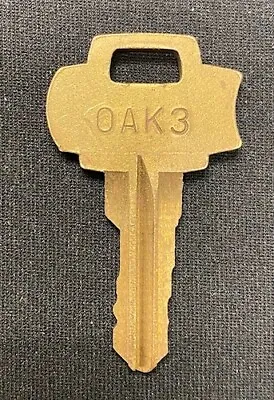 Oak 3 Vending Key For Big Oak 2” Capsule Vending Machine Rare Hard To Find Part • $6.95