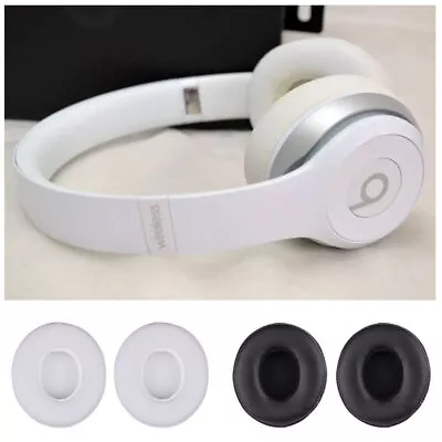 For Dr. Dre Beats Solo 2.0 3.0 Ear Pads Replacement Foam Cushion Sponge Cover • £4.51