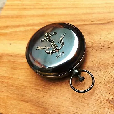 $26.49 • Buy Antique Brass Compass Vintage Handmade Push Button Brass Compass Pocket Style