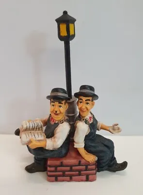 Laurel & Hardy Coffee Break At The Post Street Lantern Figurine Hollywood Heroes • £35