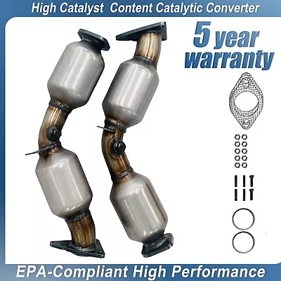 Catalytic Converter For 2008 2009 2010 2011 2012 2013 Infiniti G37 3.7L Pair • $204.72