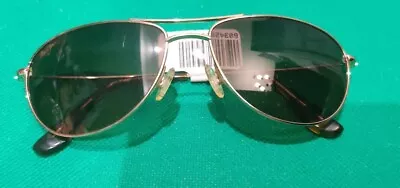 New With Defects Maui Jim Aviator Gold (Bronze) Sunglasses HS245-16 • $50