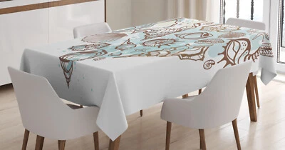 £20.99 • Buy Nautical Tablecloth Scallop Starfish Whelk