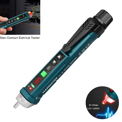 HANMATEK 12-1000V LED Light Non-Contact Tester Pen AC Electric Voltage Detector • $13.99