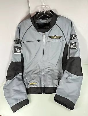 Joe Rocket Honda Gold Wing Motorcycle Racing Riding Zip Jacket Men’s Large Black • $69.75