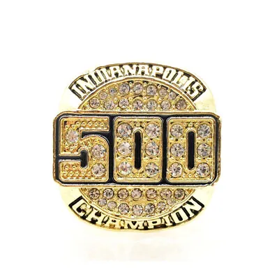Ring Indianapolis 500 Four Time Champions Indy Motor Racing Gold Plated Rings • $24.80