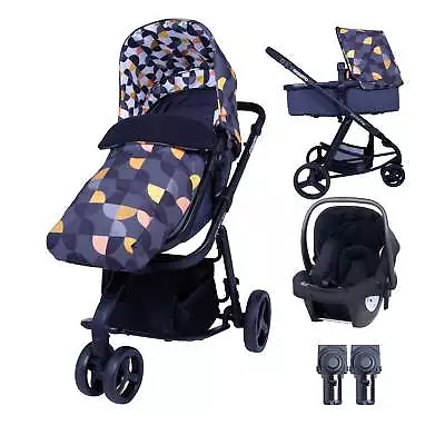 Cosatto Giggle Mix Travel System 3 In 1 Hold Car & Raincover Seat Birth - 15kg • £549.95