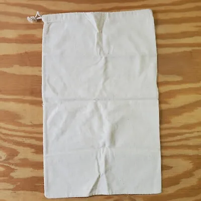 J.Crew Flannel Dust Bag Cream 16.5x19.4 Travel Storage Protection A325 • $12.90