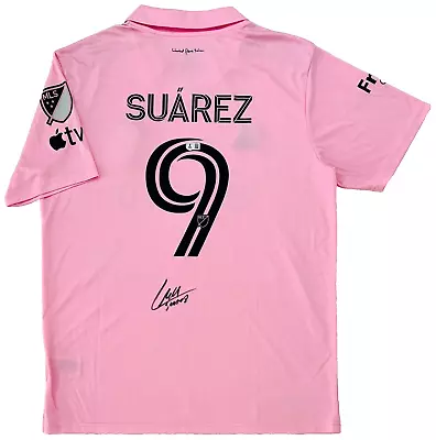 2023 Luis Suarez Signed Inter Miami CF Adidas Pink Jersey Soccer BAS Beckett NEW • $248.99