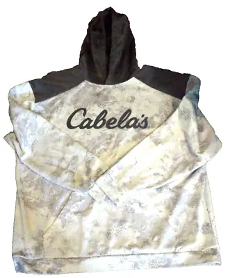 Cabela's Hoodie Sweatshirt Mens Size 2XL XXL Camouflage Full Zipper Hunting • $15.99