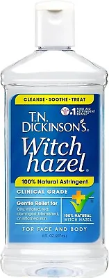 Dickinson's Witch Hazel Cleansing Astringent 16 Fl Oz: Natural Skincare Solution • $6.80