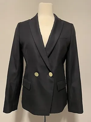 J. Crew Navy Blue Double Button Blazer Size 4 (US) New With Tags! • $54.75