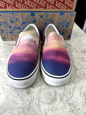 Vans Canvas Sunset Umbre Men's Slip Ons • $30.99