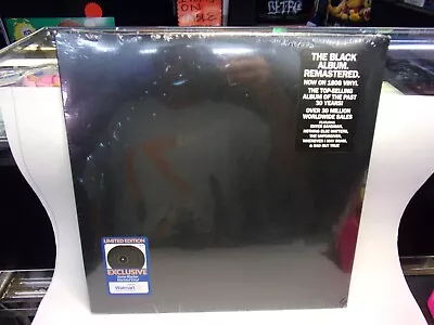 Factory Sealed Metallica The Black Album Marble Black Walmart Ex Lp Record • $49.99