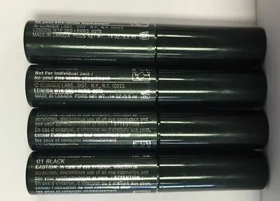 Lot Of 4 Clinique High Impact Mascaras 0.14 Oz Each Black Brand New Travel Size • $11.99