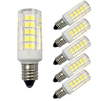 6pcs E11 Led Light Bulb 64-2835 SMD LED 5W 110V 120V Ceramics Light White Lamp H • $15.99