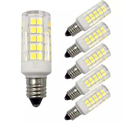 6pcs E11 Mini Base Led Light Bulb 64-2835SMD 5W 110V Ceramics Light Daylight H • $9.87