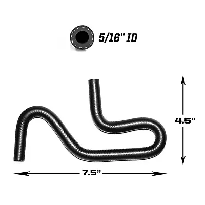 Sidewinder 5/16  50 PSI Universal Mandrel-Formed Molded Rubber Fuel Line Hose • $21.80