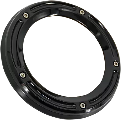 $279.95 • Buy Trask Black Assault See Through 5 Hole Derby Cover 16-20 Harley Touring FLHX FLH