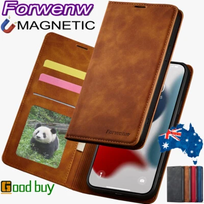 For IPhone 15 Plus Pro Max 14 13 12 11 SE/7/8 XS Wallet Case Leather Flip Cover • $13.99