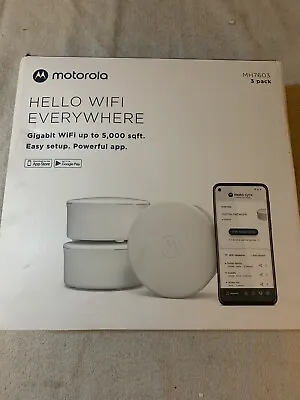 Motorola Q11 Mesh WiFi 6 System AX3000 3 PackWi-FI (gaming Routers & Extender) • $150