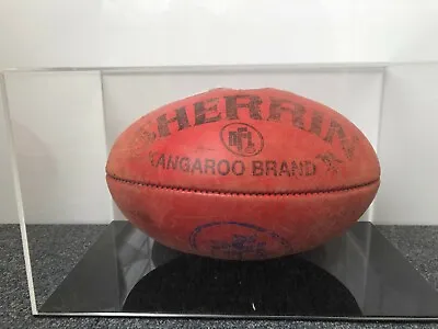 Football AFL Display Case Acrylic Perspex Black Base - Memorabilia Great Price  • $97.50