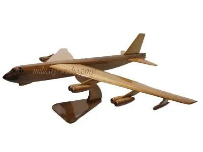 B-52 Stratofortress USAF Air Force Mahogany Wood Wooden Buff Bomber Model New • £154.37