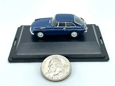 MG MGB GT  Mineral Blue With Black Interior Diecast Car 1:76 OO Scale Oxford • $17.95