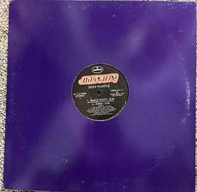 1988 Deep Purple 4 Song Promo 33 RPM 12  Mercury RECORD  • $23.99