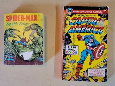 $25 • Buy Spider-man Zaps Mr. Zodiac Captain America Marcel Comic Book Lot