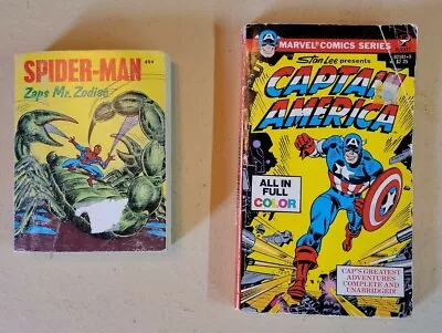 $25 • Buy Spider-man Zaps Mr. Zodiac Captain America Marcel Comic Book Lot
