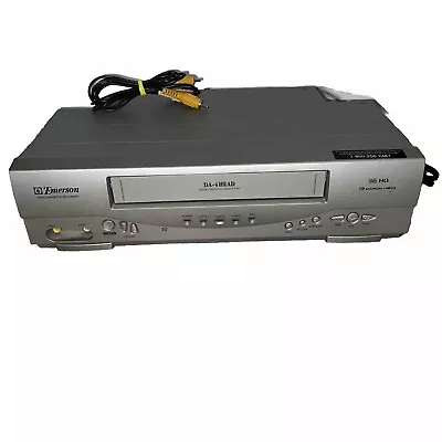 Emerson EWV404 VCR VHS Player DA-4 Head Video Cassette Recorder No Remote TESTED • $39.99